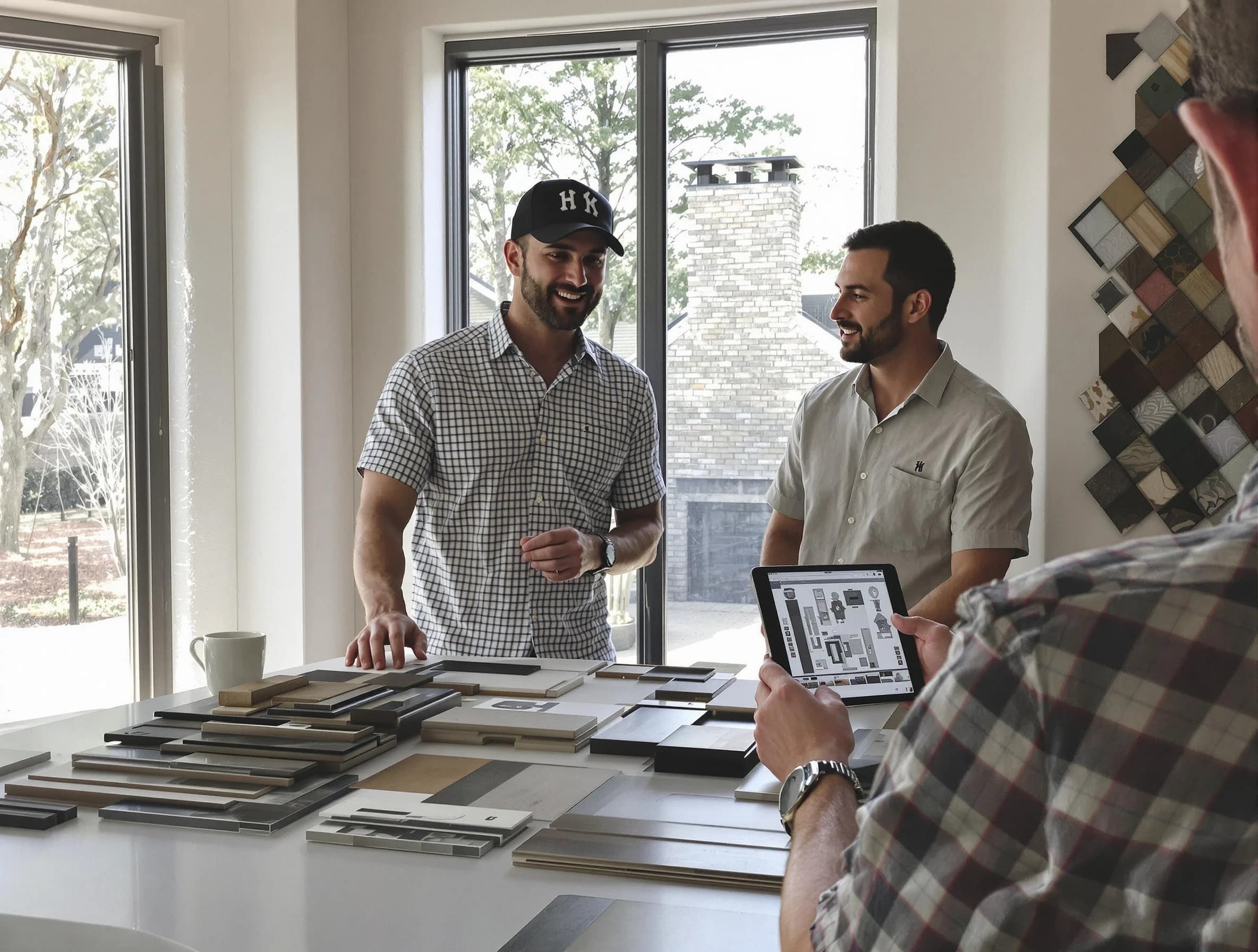 Evergreen Chimney Sweep remodeling a chimney and fireplace in Evergreen, CO
