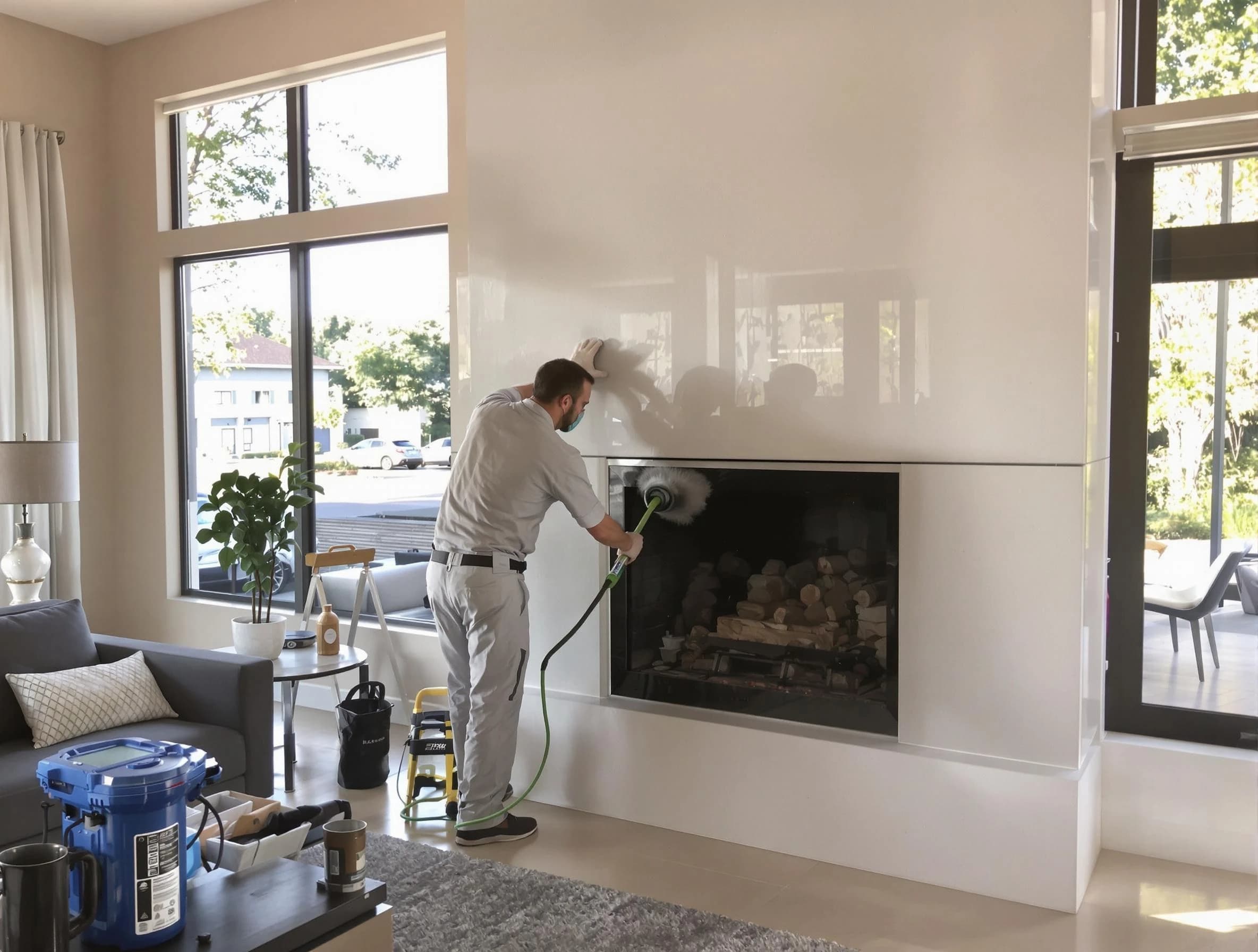 Evergreen Chimney Sweep performing thorough soot removal in Evergreen, CO