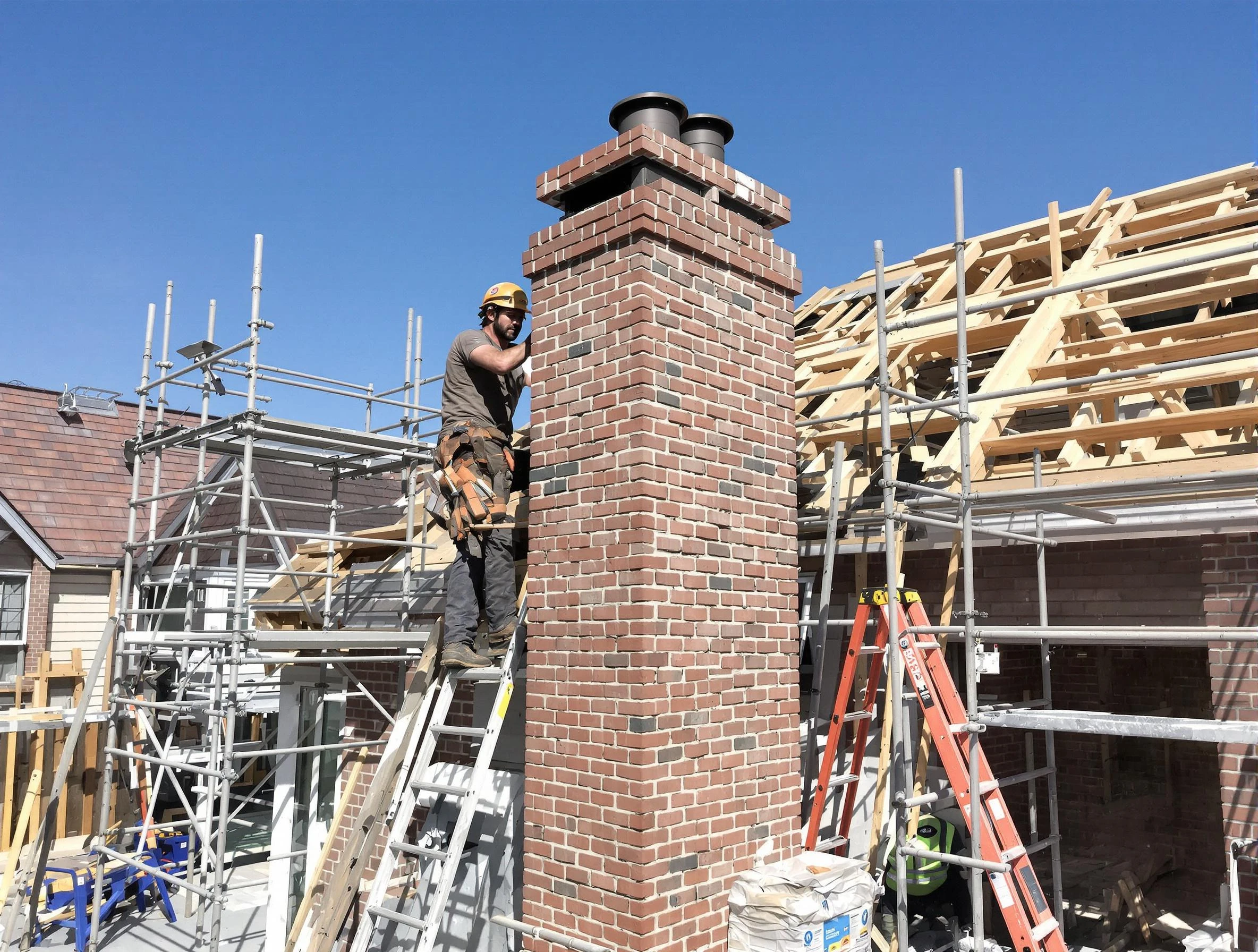 New chimney installation completed by Evergreen Chimney Sweep in Evergreen, CO