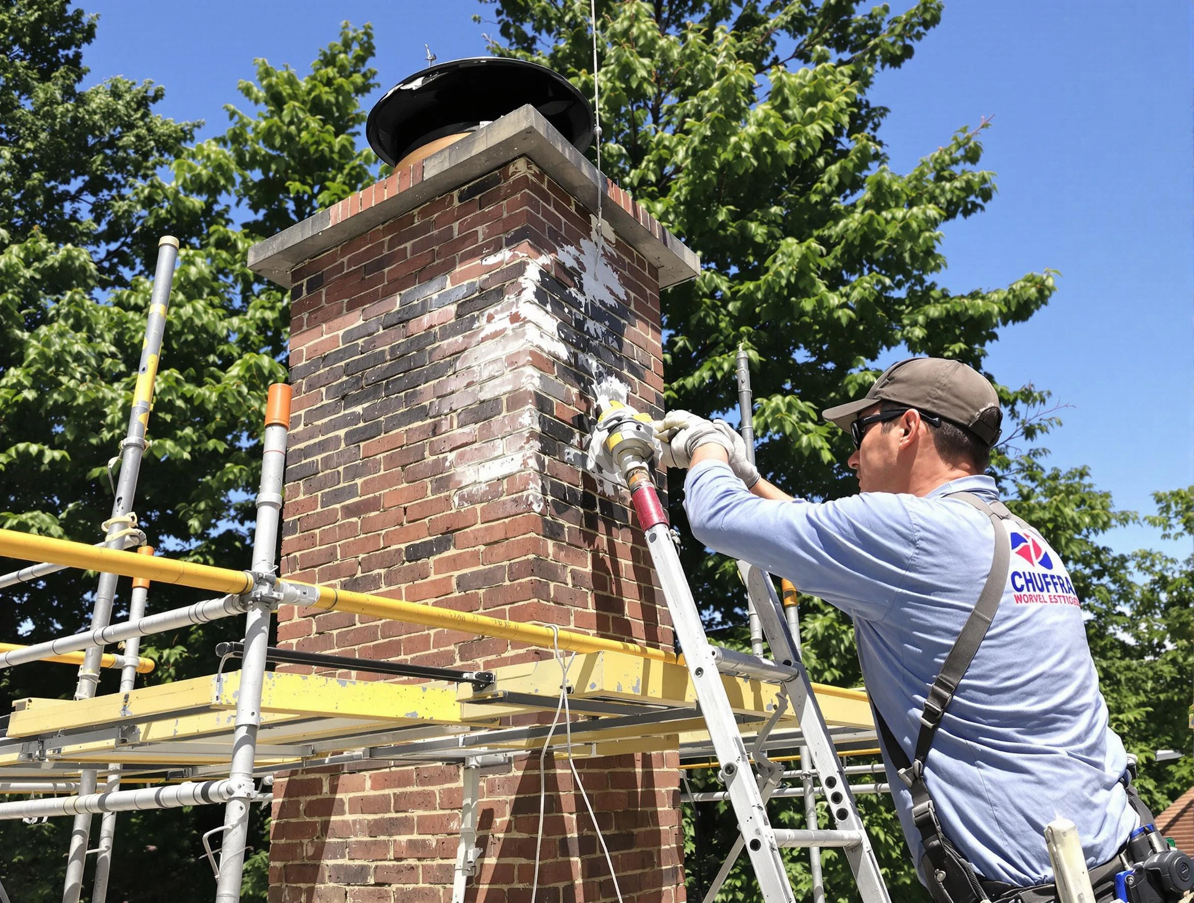 Structural chimney repair by Evergreen Chimney Sweep in Evergreen, CO