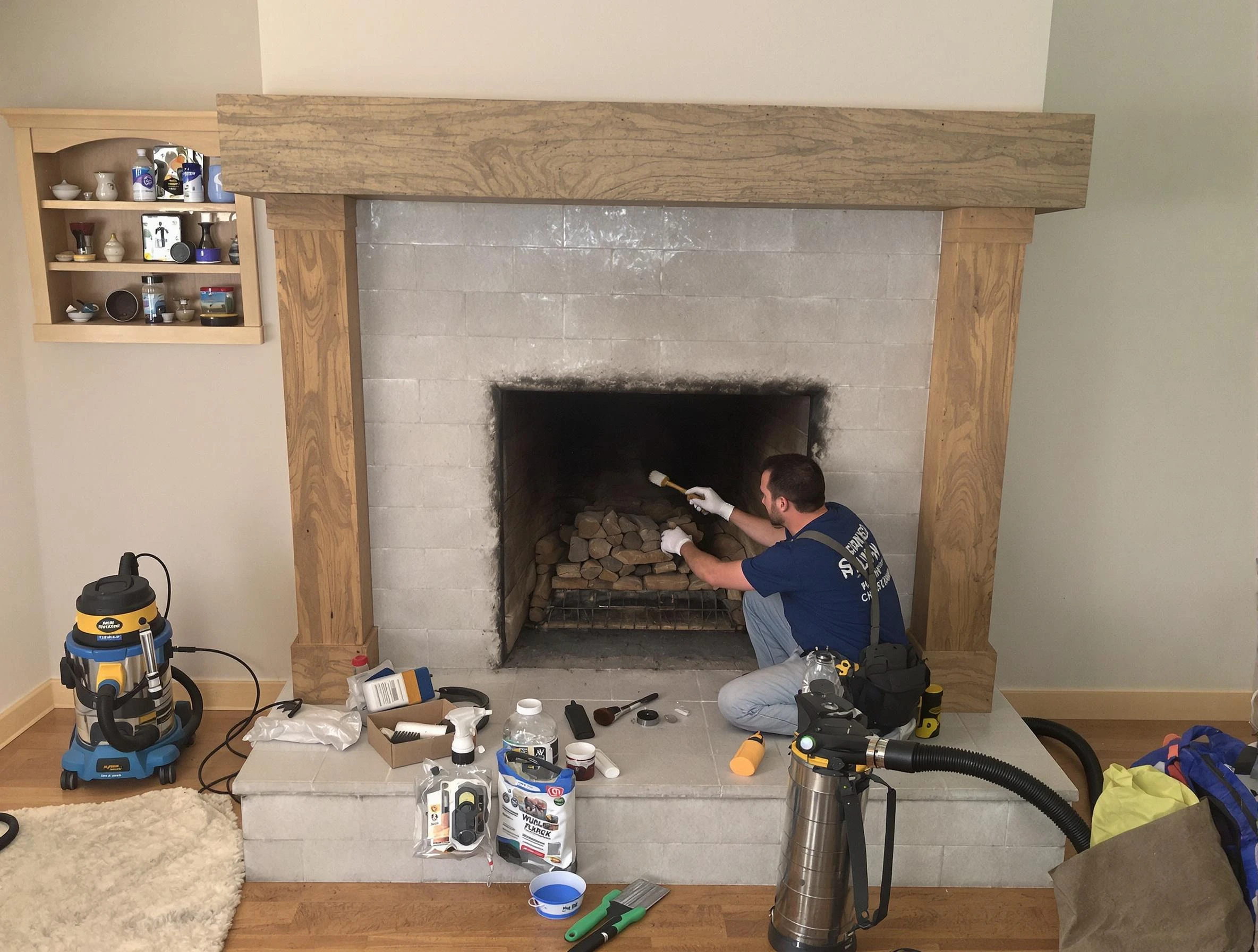 Detailed creosote removal process by Evergreen Chimney Sweep in Evergreen, CO