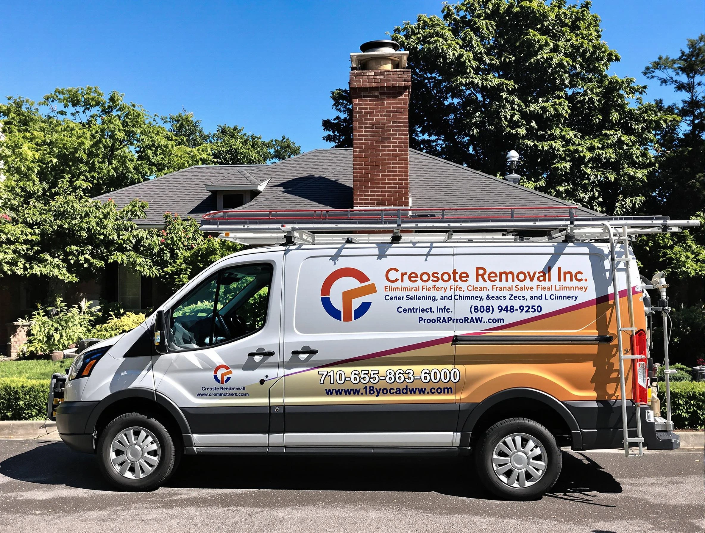 Evergreen Chimney Sweep technician removing creosote safely in Evergreen, CO